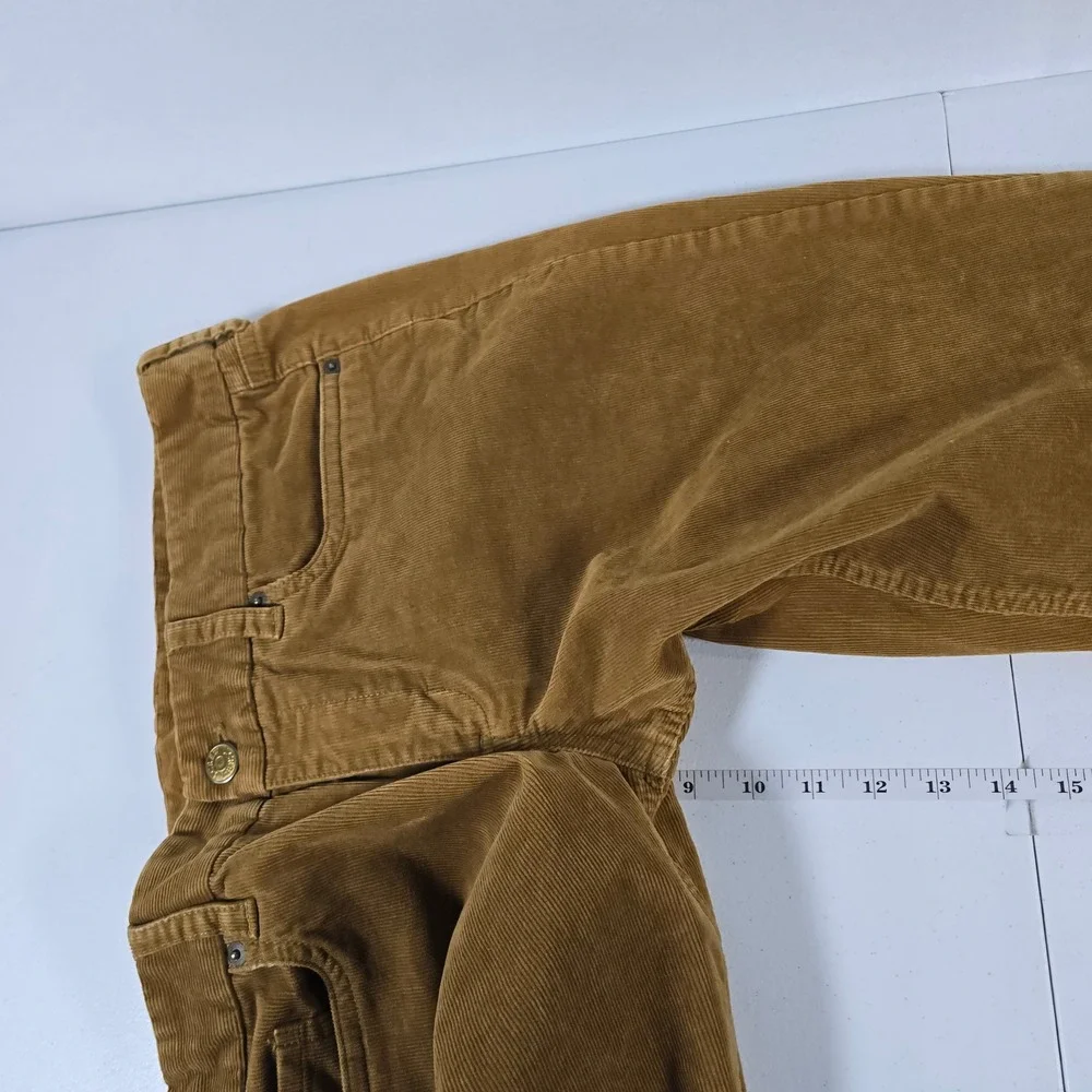 J.‎ Crew 32T Brown Corduroy Favorite Fit Pants Men's Casual 35x32